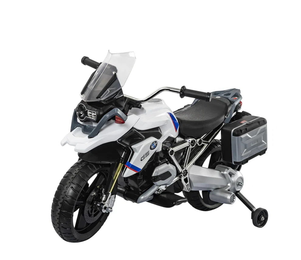 Image of RollPlay BMW R1200 GS Motorcycle 12V Adventure, White