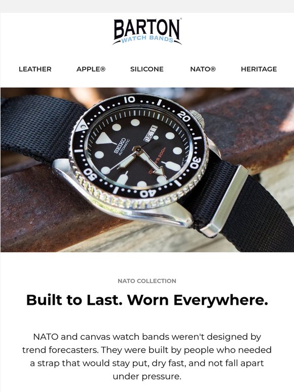 Built for function. Still the best strap you can wear.