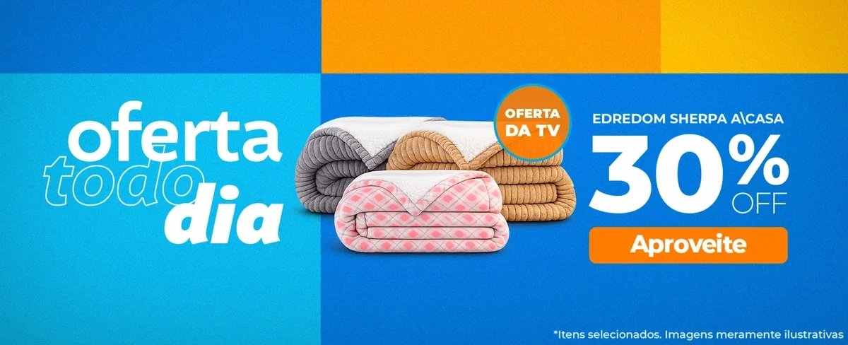 Edredom Sherpa com 30% OFF