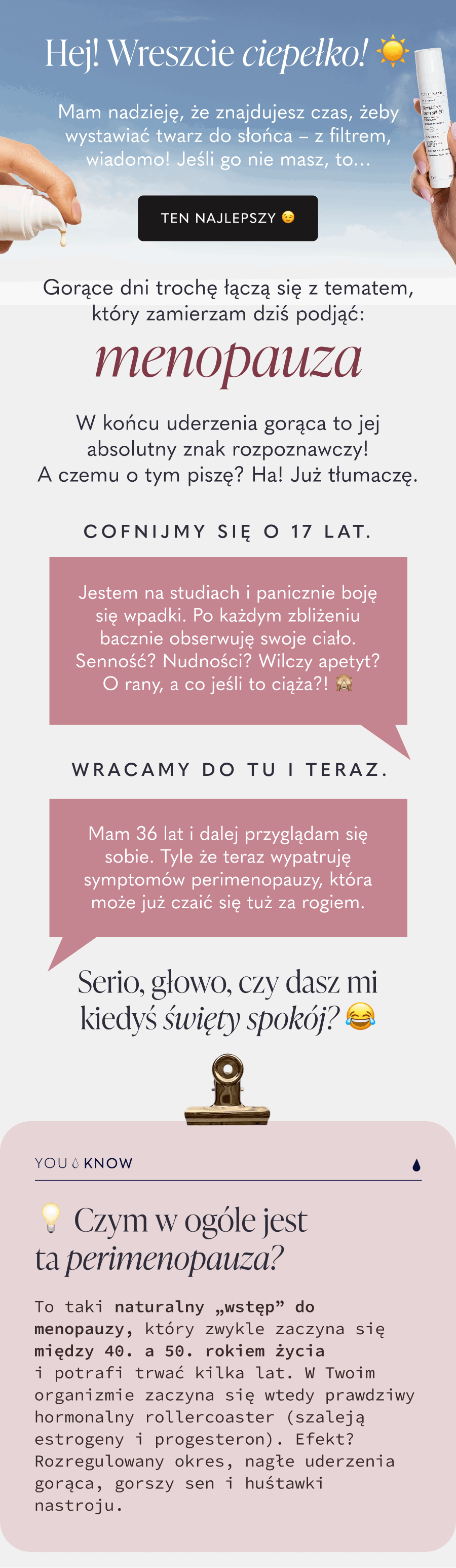 Hej, wreszcie ciepełko!
