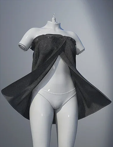 dForce SU Simple Bathrobe for Genesis 9