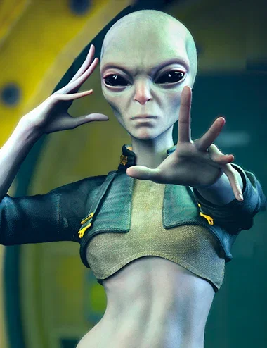 M3D HD Nyari Alien for Genesis 9