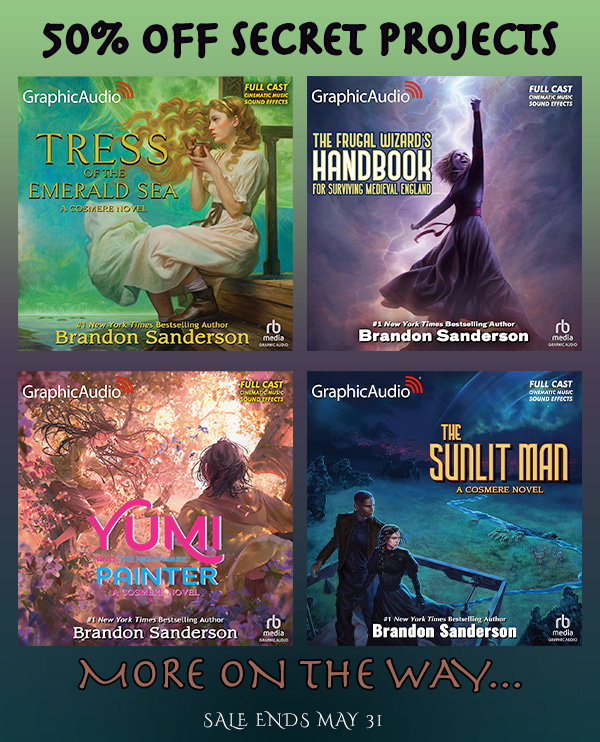 Secret Projects by Brandon Sanderson