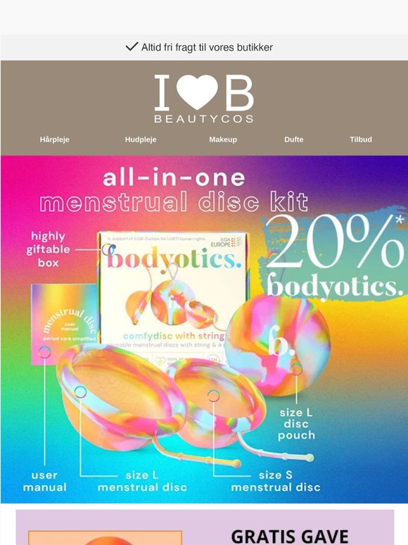 20% på Bodyotics + 🎁 Gør 🩸lettere for dig selv