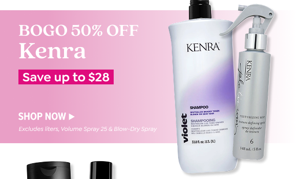 SHOP BUY ONE GET ONE 50% OFF KENRA HAIRCARE