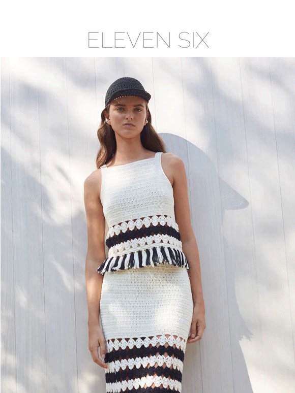 SUN-DRENCHED STYLE: THE GRAPHIC CROCHET SET