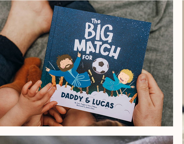 'The Big Match' Personalised Football Book For Dad