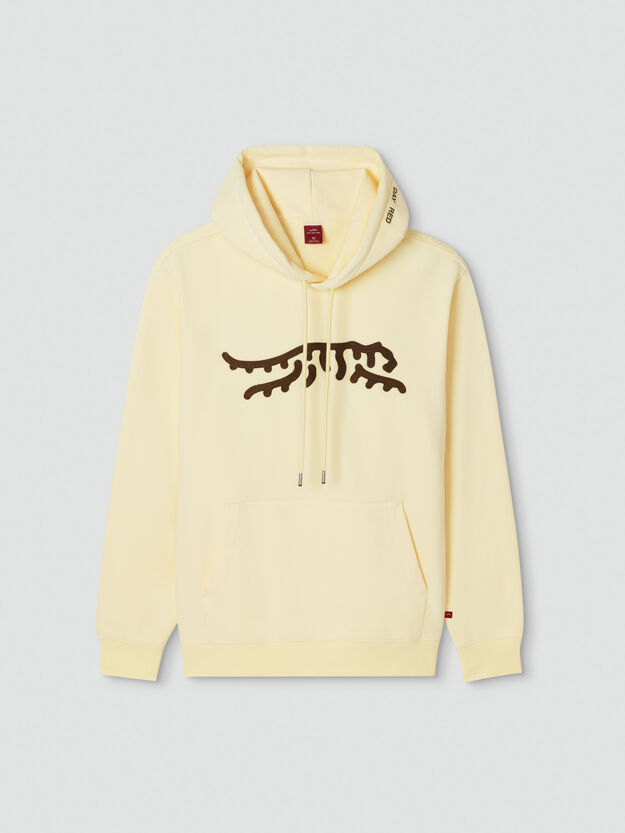 Icon Chain Stitch Hoodie - Dusty Yellow