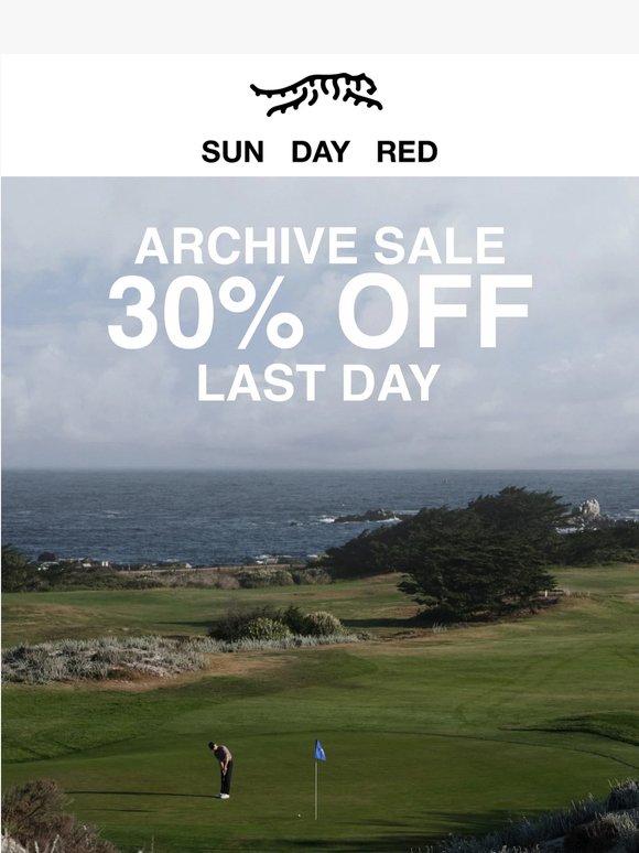 Ends Tonight. 30% Off Select Styles In The Archive Sale.