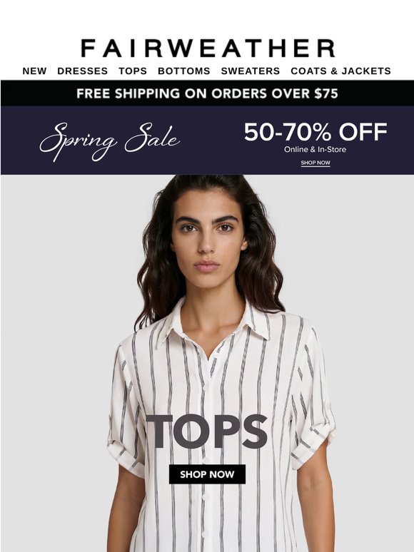 🌼 Tops! Tops! Tops!