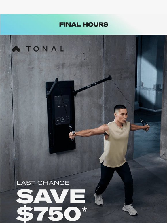 Last Chance: Save $750.
