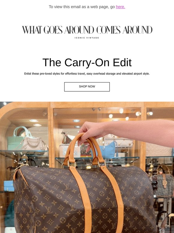 Travel Light with Louis Vuitton