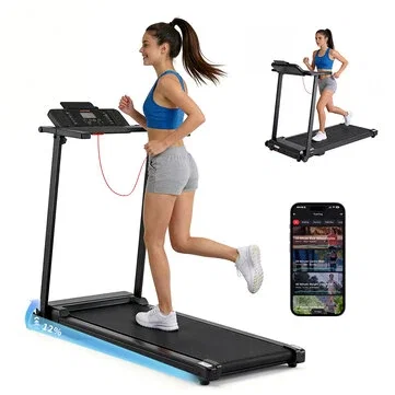 [EU Direct] Formill X2NC Foldable Treadmill with 12% Incline, Top Speed 12km/h, 2.5HP Motor, Remote Control & App Connectivity, 120KG Capacity for Home Office