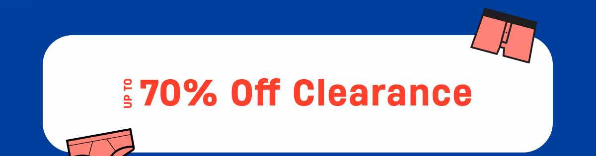 Up to 70% Off Clearance