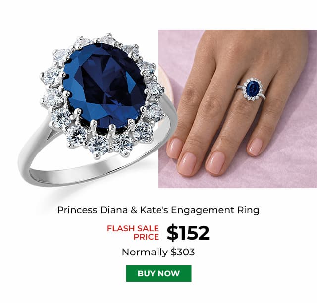 Princess Dianas Royal Ring Platinum Clad