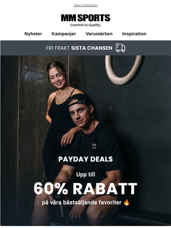 LAST DAY: Payday Deals + fri frakt 🔥