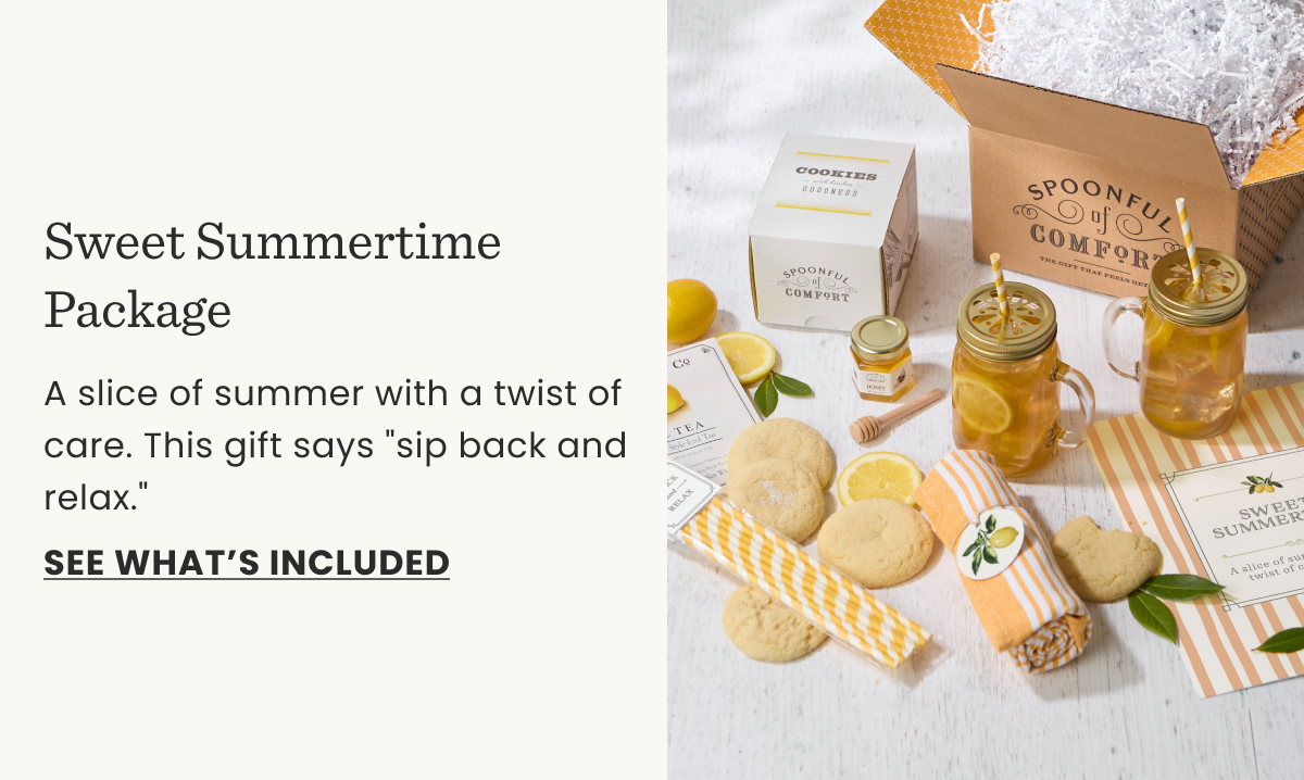 Sweet Summertime Package | A slice of summer with a twist of care. This gift says "sip back and relax." | SEE WHAT'S INCLUDED