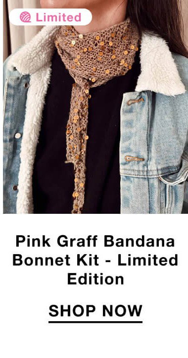 Pink Graff Bandana Bonnet Kit 1
