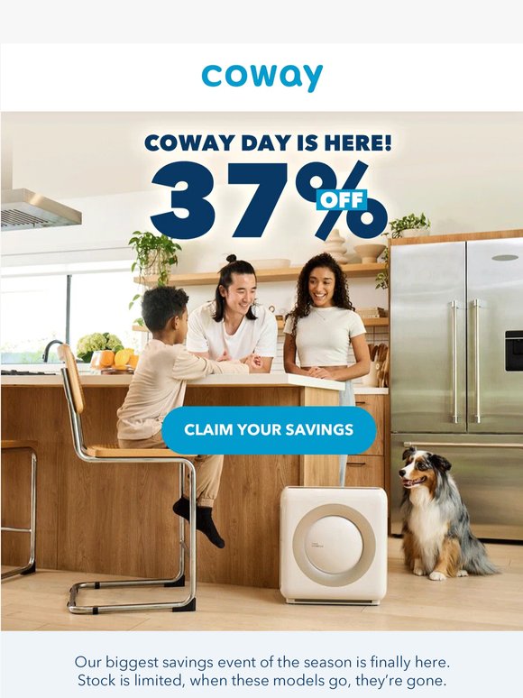 Coway Day deals just dropped!