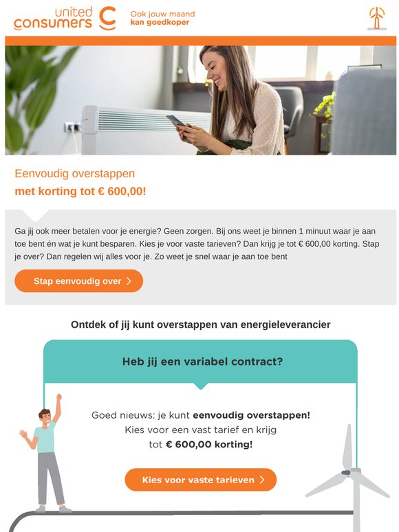 Ga jij ook meer betalen voor je energie? Stap nu over naar vaste tarieven en krijg tot E 600,00 korting