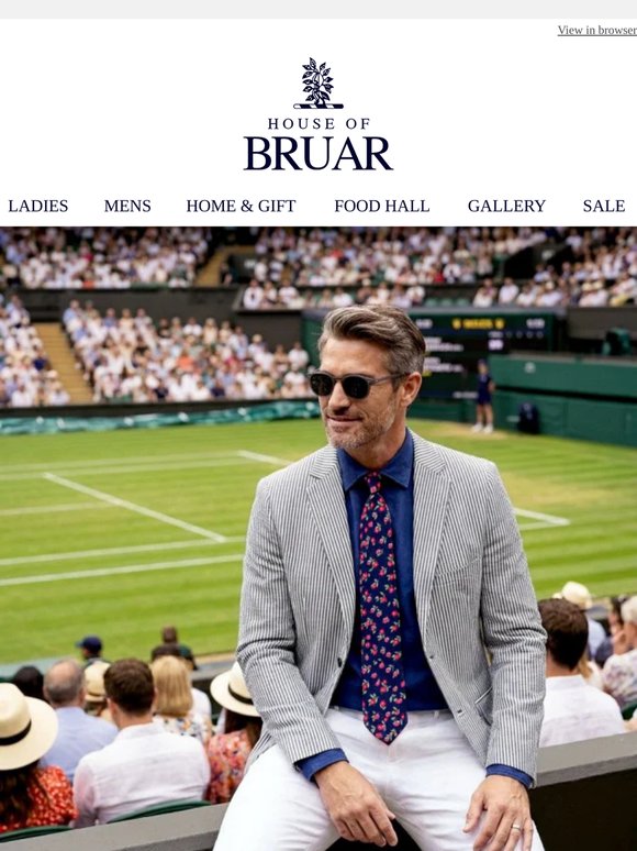 Mr —: Ace Your Wimbledon Wardrobe!
