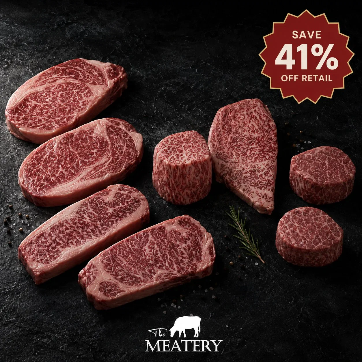 Wagyu Grand Tour 8-steak bundle