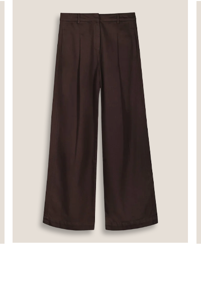 Teresa Organic Cotton Wide Leg Trousers