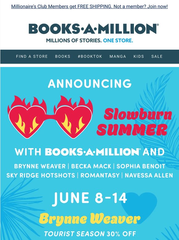 Announcing Slowburn Summer with Weekly Deals on Romance Faves
