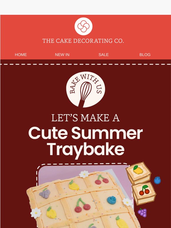 Bake with Us: Summer Traybake