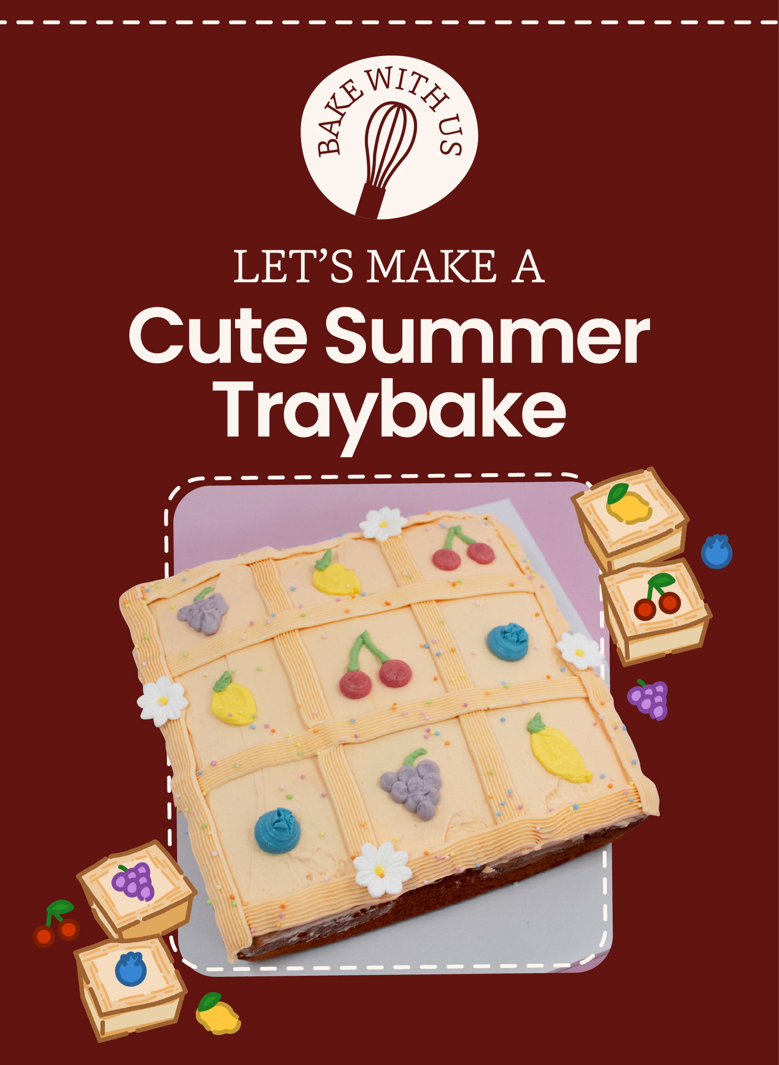 Let's Make a Cute Summer Traybake