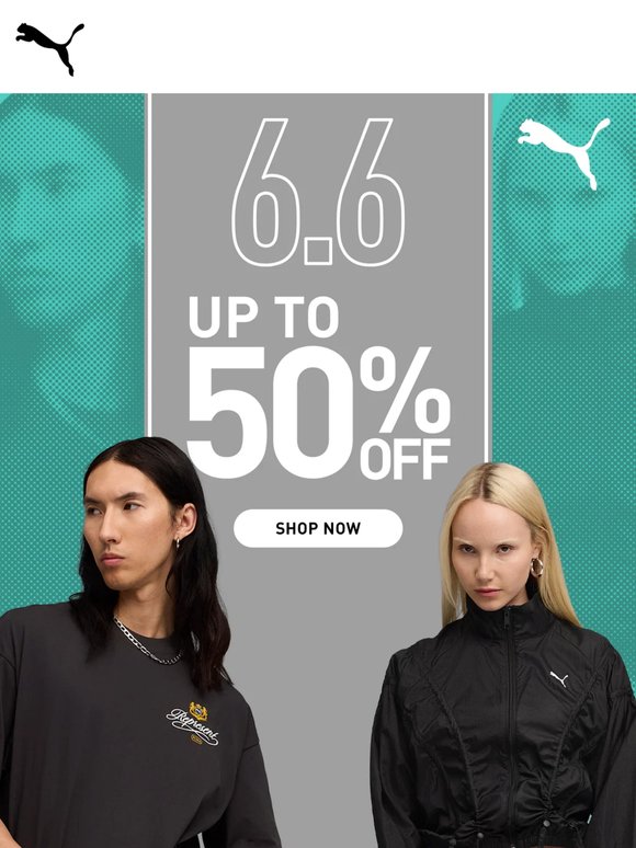 PUMA 6.6 Starts Now! Grab Up to 50% OFF 🔥