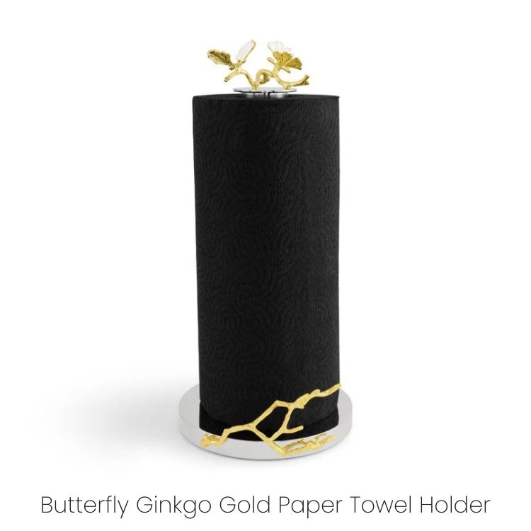Butterfly Ginkgo Paper Towel Holder