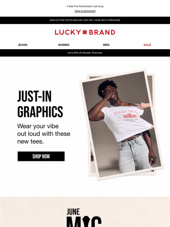 June Band Tees (+ Up To 50% Off!)