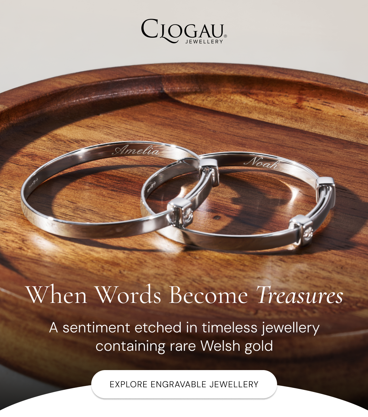 Insignia Sterling Silver Baby Bangles - Explore Engravable Jewellery
