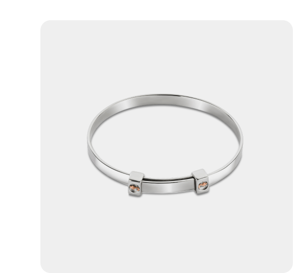 Insignia Sterling Silver Baby Bangle