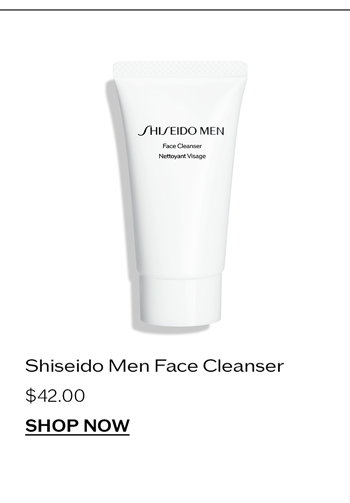Shop our Shiseido Men Face Cleanser.