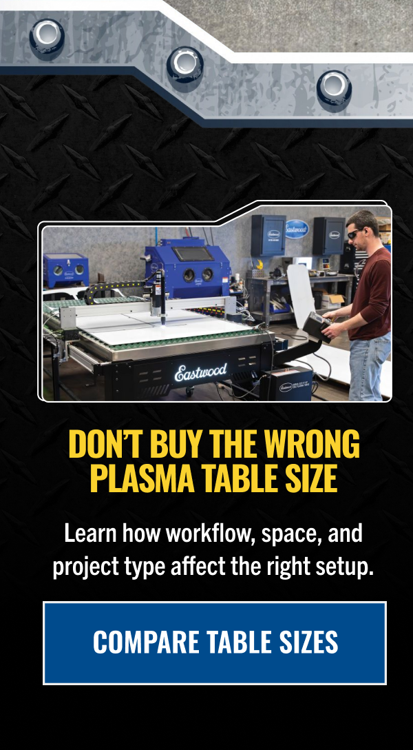 COMPARE TABLE SIZES