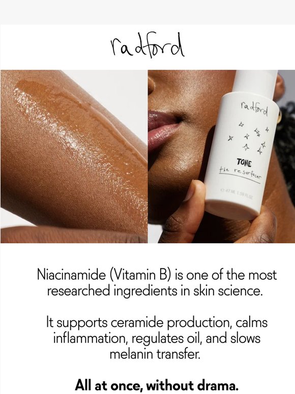What Niacinamide is actually doing