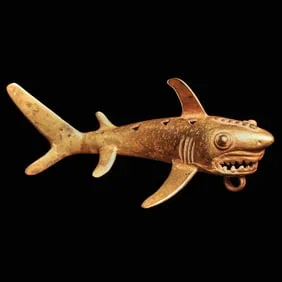 International-Veraguas Gold Shark Pendant