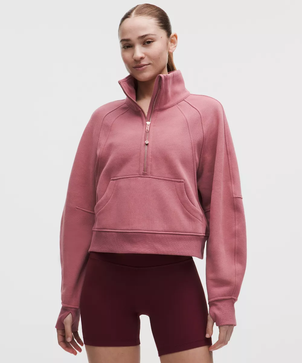 Scuba Oversized Funnel-Neck Half Zip
