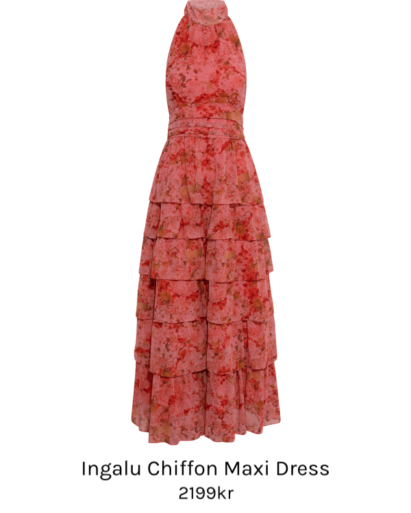 Image of Ingalu Chiffon Maxi Dress