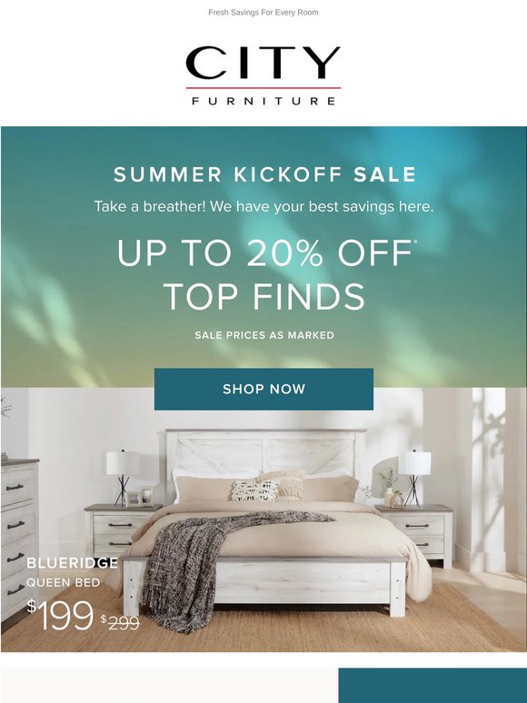 Start Summer With Up To 20% Off