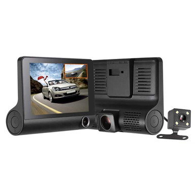 1080p Car Dash Cam with Dual Recording Front/Rear CamerasProduct Image