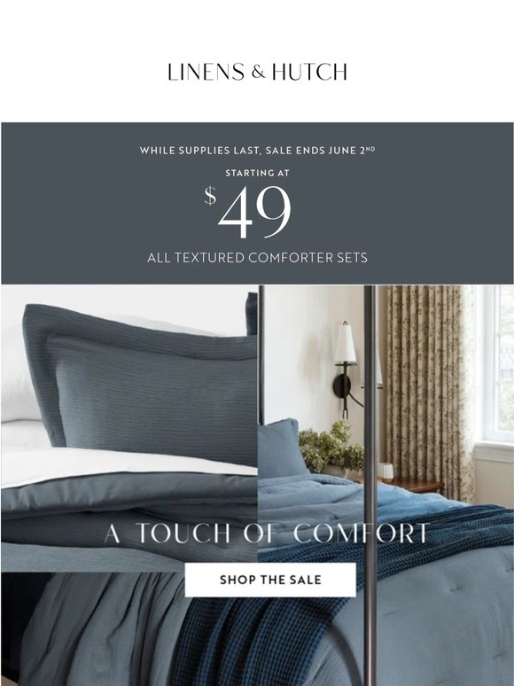 🛏️ Starting at $49 Textured Comforter Sets