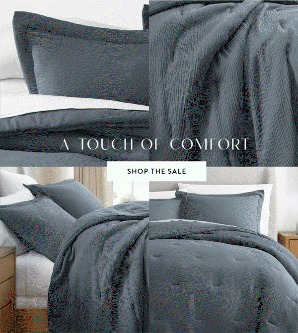 A touch of comfort - Shop the sale