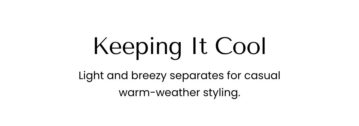 Keeping It Cool
