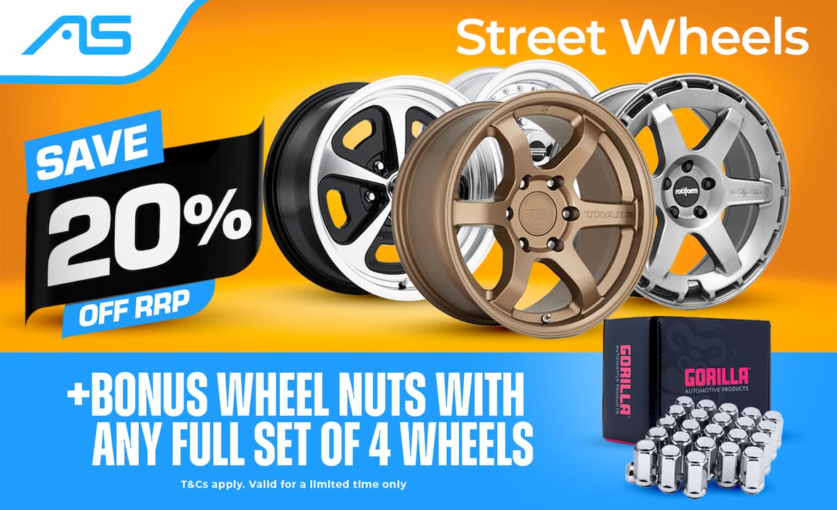 SAVE 20% OFF STREET WHEELS
