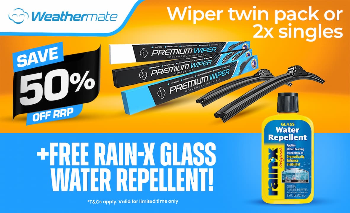 SAVE 50% OFF WEATHERMATE WIPERS