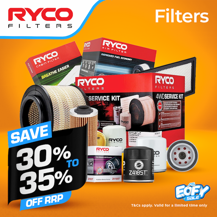 SAVE 30-35% OFF RYCO FILTERS