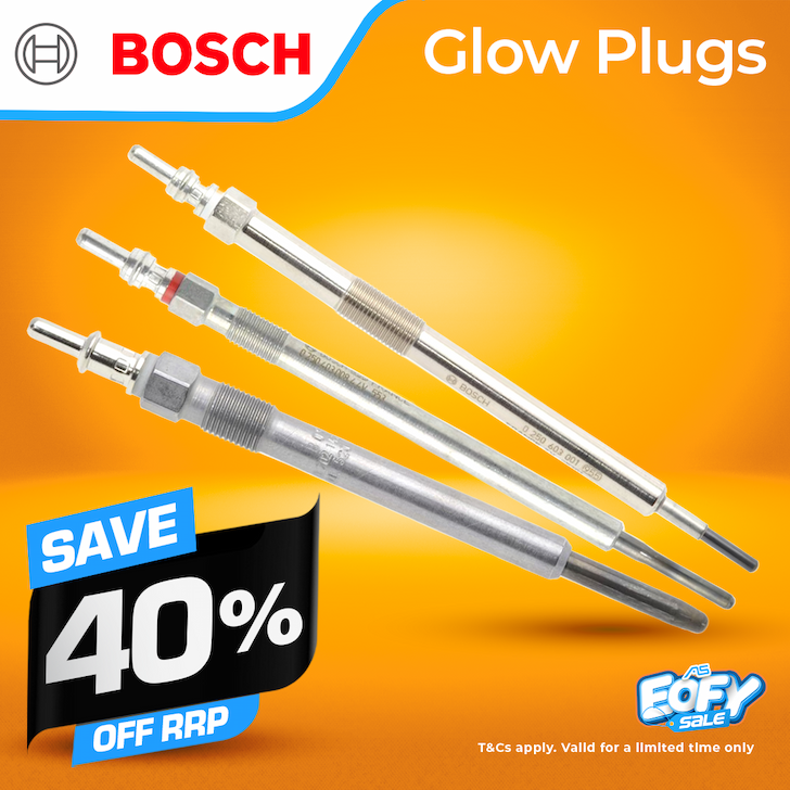 SAVE 40% OFF BOSCH GLOW PLUGS